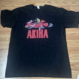 Akira T-Shirt Anime 90s Pill Tee Double Sided Size Large See Pics